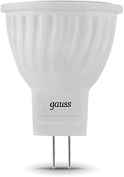 Лампа светодиодная Gauss 132517303 3Вт цок.:GU4 рефлек. 220B св.свеч.бел.хол. (упак.:10шт)