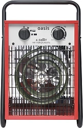 Тепловая пушка электрическая Oasis TP-45S 4500Вт красный/черный