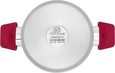 Кастрюля Rondell Strike RDS-814 2.8л. d=20см (с крышкой) стальной