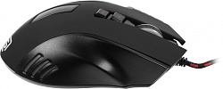 Мышь Оклик 806G черный/красный оптическая 3200dpi USB 8but (1431646)