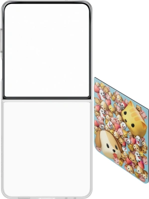 Чехол (клип-кейс) Samsung для Samsung Galaxy Z Flip7 Flipsuit Case Z Flip7 прозрачный (EF-ZF766CTEGRU)