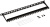 Патч-панель Lanmaster LAN-PPC24OK-UTP 19" 0,5U 24x UTP
