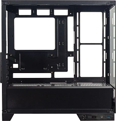 Корпус Formula Crystal Z1M черный без БП mATX 7x120mm 1xUSB2.0 1xUSB3.0 audio bott PSU