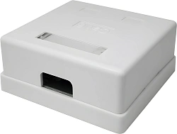 Розетка Suprlan 10-0310-1 наклад.RJ45 2 кат.6 UTP бел.