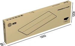 Столешница Cactus CS-TD2-WT 120x60x1.8см белый