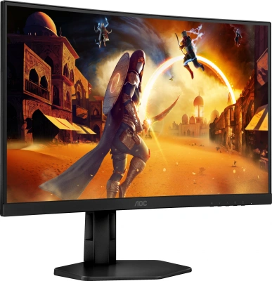 Монитор AOC 27" Gaming CQ27G4X черный VA LED 1ms 16:9 HDMI матовая HAS 4000:1 300cd 178гр/178гр 2560x1440 180Hz DP Quad 2K (1440p) 5.91кг