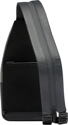 Рюкзак слинг мужской Piquadro Urban CA6540UB00/NGR черный/серый кожа