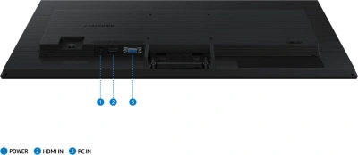 Монитор Samsung 24" Essential S3 S24D300GAIXCI черный IPS LED 16:9 HDMI матовая 250cd 178гр/178гр 1920x1080 100Hz VGA FHD USB 2.4кг