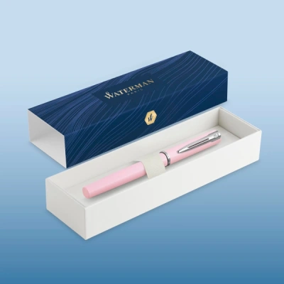 Ручка перьев. Waterman Graduate Allure Pastel Colors (2105225) Macaron Pink Lacquer F сталь нержавеющая подар.кор.
