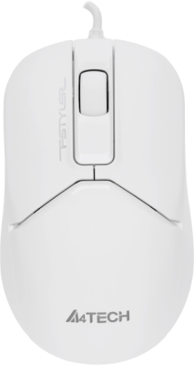 Мышь A4Tech Fstyler FM12S белый оптическая 1200dpi silent USB 3but (FM12S WHITE)
