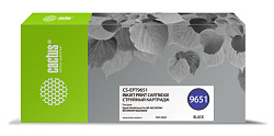 Картридж струйный Cactus CS-EPT9651 T9651 черный пигментный (10000стр.) (187мл) для Epson WorkForce Pro WF-M5299DW/M5799DWF с чипом