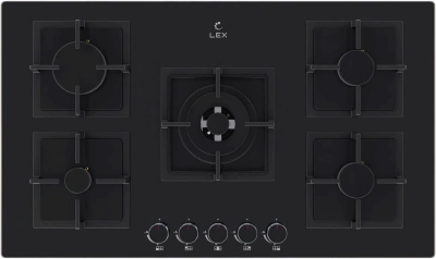 Газовая варочная поверхность Lex GVG 954 BBL черный