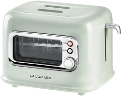 Тостер Galaxy Line GL 2914 900Вт мятный
