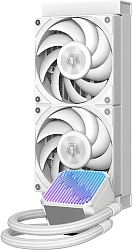 Система водяного охлаждения ID-Cooling DX240 Max ARGB Soc-AM5/AM4/1200/1700/1851 белый 4-pin 32.5dB Al 300W Ret (DX240 MAX WHITE)
