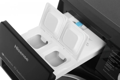 Стиральная машина Hisense WD5S1045BB пан.англ. класс: A загр.фронтальная макс.:10.5кг (с сушкой) черный инвертер