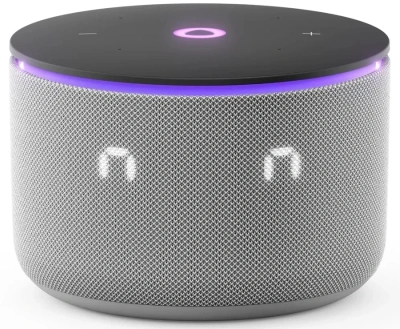 Умная колонка Yandex Станция Мини 3 Про Алиса серый 18W 2.0 BT/Wi-Fi (YNDX-00059GRY)