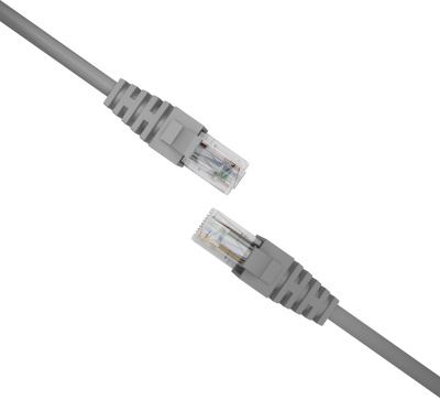Патч-корд NTSS NTSS-PC-UTP-RJ45-5e-2.0-LSZH-GY NTSS-PC-UTP-RJ45-5E-2.0-LSZH UTP RJ-45 вил.-вилка RJ-45 кат.5E 2м серый LSZH (уп.:1шт) 26AWG