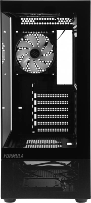 Корпус Formula Crystal Z1 PLUS черный без БП ATX 2x120mm 2xUSB2.0 1xUSB3.0 audio bott PSU