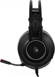Наушники с микрофоном A4Tech Bloody G528C черный 2м мониторные USB оголовье (G528C)