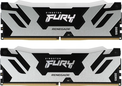 Память DDR5 2x24GB 6400MHz Kingston KF564C32RSAK2-48 Fury Renegade XMP RGB RTL Gaming PC5-51200 CL32 DIMM 288-pin 1.4В kit dual rank с радиатором Ret