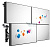 Панель NexTouch 55" NextPanel55W18 черный IPS LED 8ms 16:9 HDMI матовая 1200:1 500cd 178гр/178гр 1920x1080 DP USB 25кг (RUS)