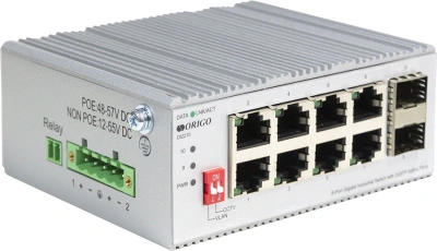Коммутатор Origo OI2210 OI2210/A1A (L2) 8x1Гбит/с 2SFP неуправляемый