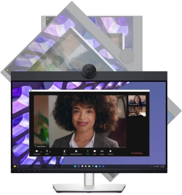 Монитор Dell 23.8" P2424HEB черный IPS LED 16:9 HDMI M/M Cam матовая HAS Piv 250cd 178гр/178гр 1920x1080 60Hz DP FHD USB 6.46кг