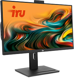 Моноблок IRU 23IM 23.8" Full HD i5 1035G4 (1.1) 8Gb SSD256Gb Iris Plus Graphics CR без ОС GbitEth WiFi BT 120W Cam черный 1920x1080
