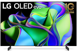 Телевизор OLED LG 42" OLED42C3RLA.ARUB черный 4K Ultra HD 120Hz DVB-T DVB-T2 DVB-C DVB-S2 USB WiFi Smart TV