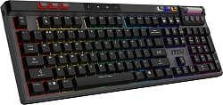Клавиатура MSI STRIKE Pro W Silent механическая серый/черный USB Multimedia for gamer LED (подставка для запястий) (S11-43RU210-CLA)
