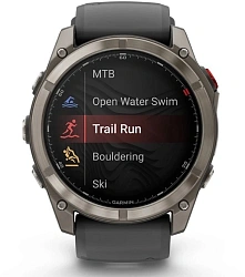 Смарт-часы Garmin Fenix 8 Pro 51mm AMOLED 1.4" AMOLED корп.серебристый рем.желтый (010-03199-11)