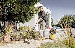 Строительный пылесос Karcher WD 5 V-25/5/22 1100Вт (уборка: сухая/сбор воды) желтый