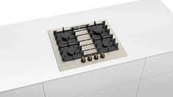 Газовая варочная поверхность Bosch PPP6B1B90R жемчужный