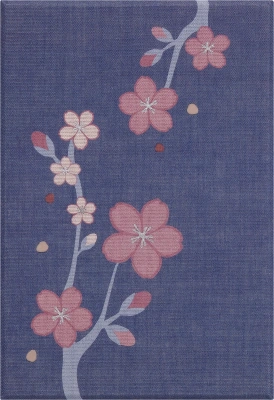 Блокнот Moleskine LIMITED EDITION SAKURA LESU08MM710BOX Pocket 90x140мм обложка текстиль 160стр. линейка подар.кор. синий 2025