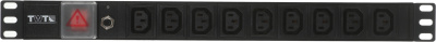 Блок распределения питания Lanmaster TWT-PDU19-10A9C3 гор.размещ. 9xC13 базовые 10A без вилки
