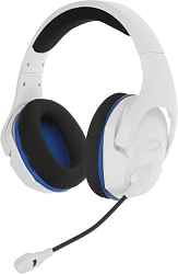 Наушники с микрофоном HyperX Stinger Core Wireless PS5 (CS002-WA) белый/голубой мониторные Radio оголовье (4P5J1AA)