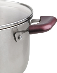 Кастрюля Rondell Bojole RDS-736 3.3л. d=20см (с крышкой) стальной