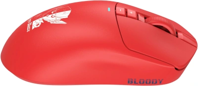 Мышь A4Tech Bloody R72 Ultra Duo белый/красный/рисунок оптическая 20000dpi беспров. USB-C 7but (R72 ULTRA DUO PIXELS RED)