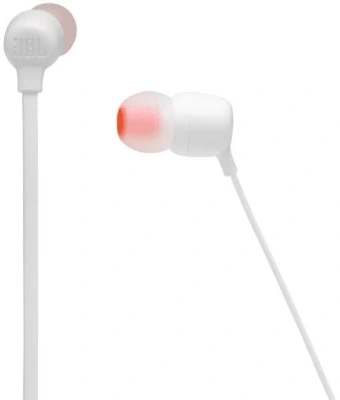 Гарнитура внутриканальные JBL Tune 125 белый беспроводные bluetooth в ушной раковине (JBLT125BTWHT)
