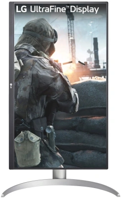 Монитор LG 27" UltraFine 27UP650K-W белый IPS LED 5ms 16:9 HDMI матовая HAS Piv 1200:1 400cd 178гр/178гр 3840x2160 60Hz DP 4K 5.9кг