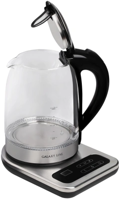 Чайник электрический Galaxy Line GL 0593 1.7л. 2200Вт прозрачный корпус: стекло (7010105930)