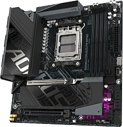Материнская плата Gigabyte B850M AORUS ELITE WIFI6E SocketAM5 AMD B850 mATX AC`97 8ch(7.1) 2.5Gg RAID+DP