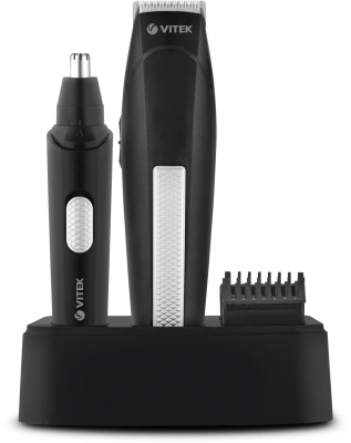 Триммер Vitek Euphoria VT-2550 черный (насадок в компл:3шт)