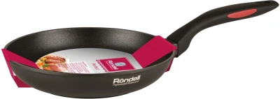 Сковорода Rondell Perfect RDA-1559 круглая 24см покрытие: Xylan Plus ручка несъемная (без крышки) черный
