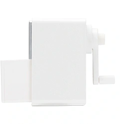 Точилка для карандашей механическая Deli 71160White 1 отверстие пластик белый