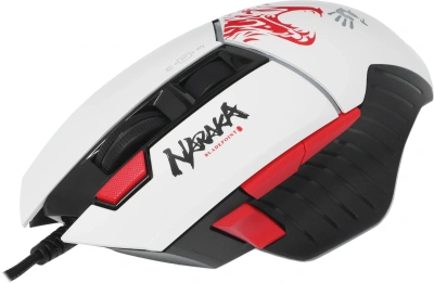 Мышь A4Tech Bloody W95 Max Naraka белый/рисунок оптическая 12000dpi USB 6but