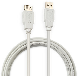 Кабель-удлинитель Buro USB A(m) USB A(f) 3м (USB2.0-AM/AF-3)