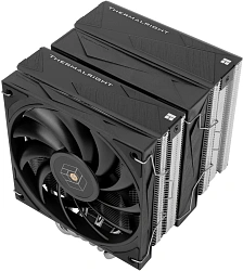 Устройство охлаждения(кулер) Thermalright Royal Knight 120 Soc-AM5/AM4/1200/1700/1851 серебристый/черный 4-pin 28.4dB Al+Cu Ret (RK120)