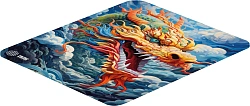 Коврик для мыши Cactus Colorful Dragon рисунок 300x250x3мм (CS-MP-D07M)