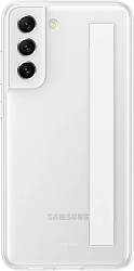 Чехол (клип-кейс) Samsung для Samsung Galaxy S21 FE Slim Strap Cover белый (EF-XG990CWEGRU)